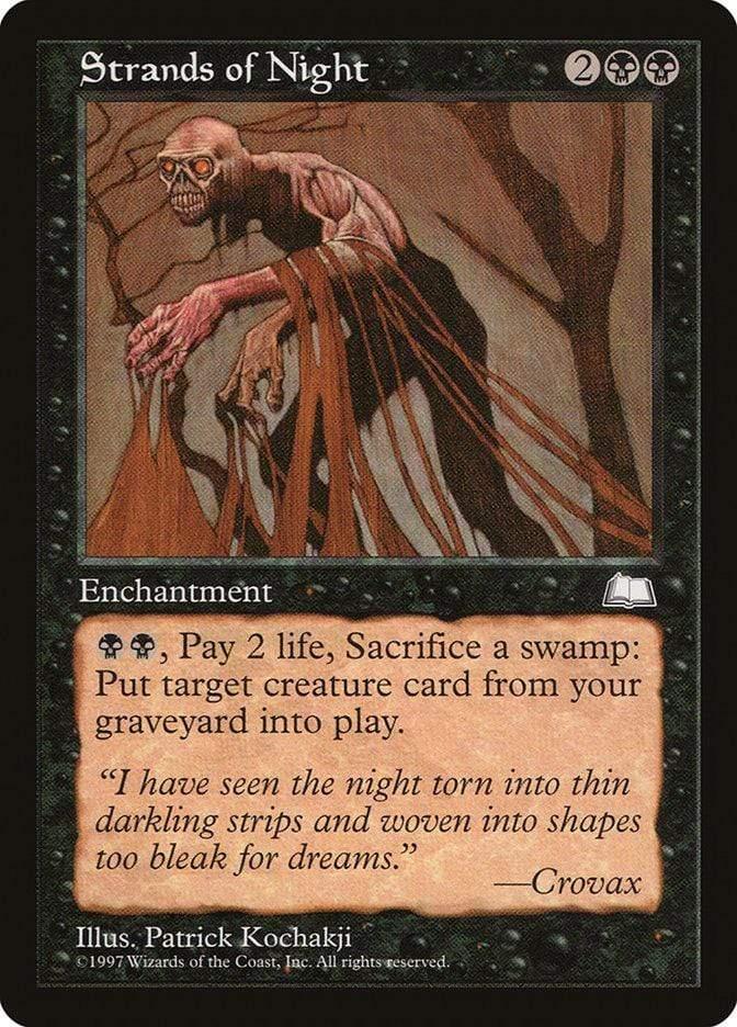 Magic: The Gathering MTG Single Strands of Night [Weatherlight]