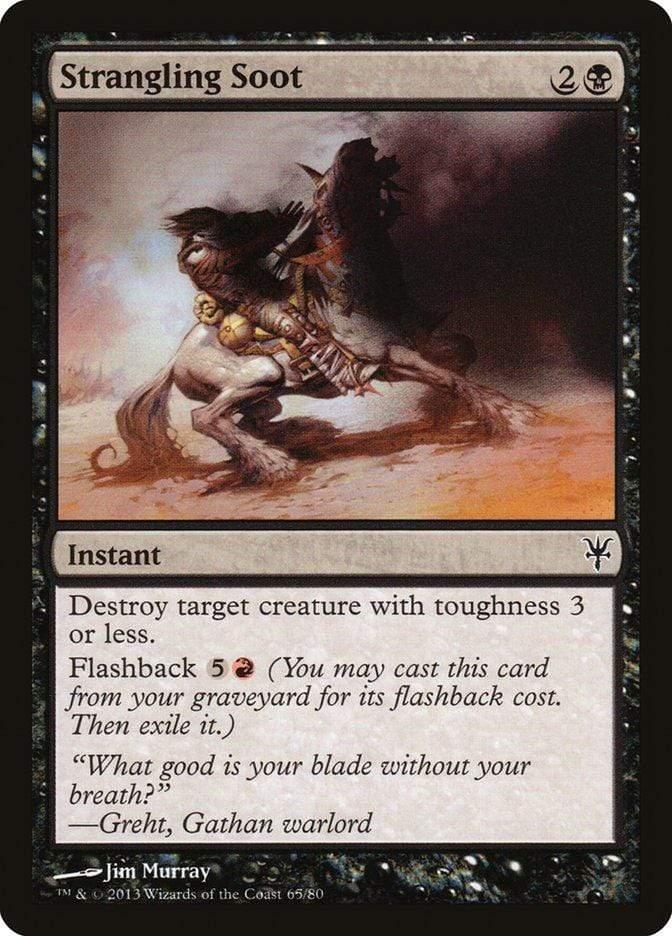 Magic: The Gathering MTG Single Strangling Soot [Duel Decks: Sorin vs. Tibalt]