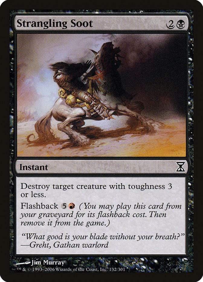 Magic: The Gathering MTG Single Strangling Soot [Time Spiral]