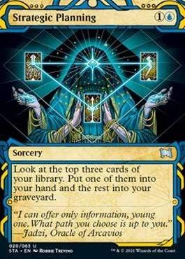 Magic: The Gathering MTG Single Strategic Planning (Etched Foil) [Strixhaven Mystical Archive]