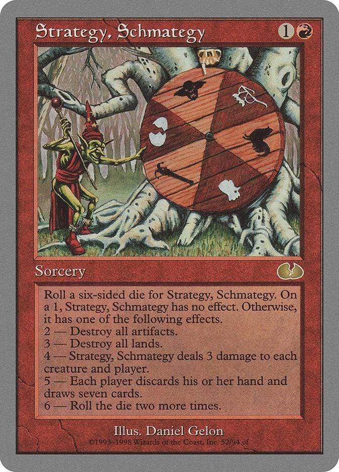 Magic: The Gathering MTG Single Strategy, Schmategy [Unglued]