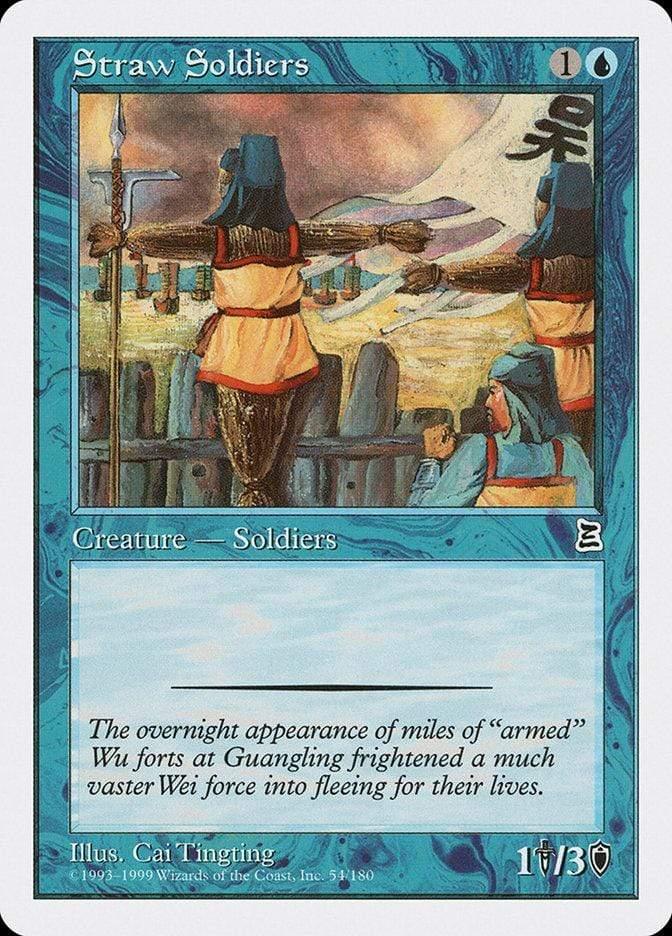 Magic: The Gathering MTG Single Straw Soldiers [Portal Three Kingdoms]