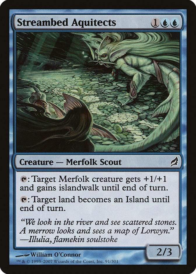 Magic: The Gathering MTG Single Streambed Aquitects [Lorwyn]