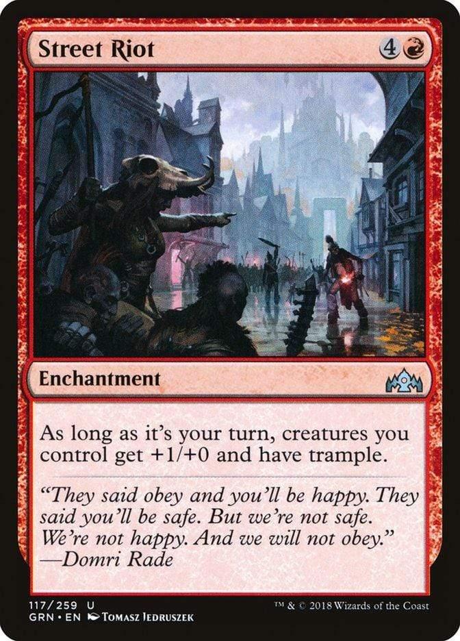 Magic: The Gathering MTG Single Street Riot [Guilds of Ravnica]