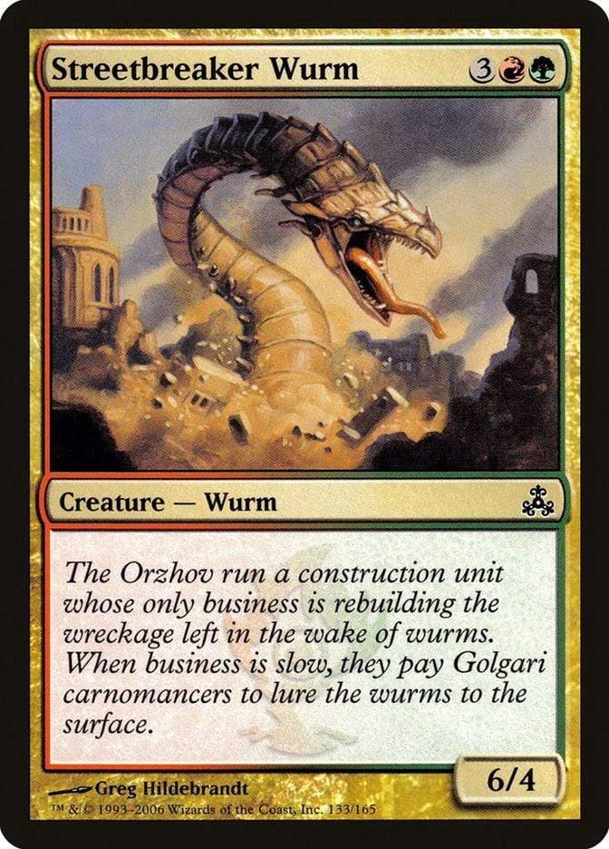 Magic: The Gathering MTG Single Streetbreaker Wurm [Guildpact]