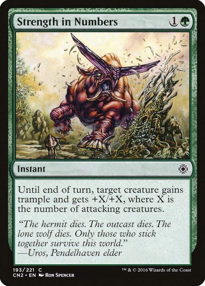 Magic: The Gathering MTG Single Strength in Numbers [Conspiracy: Take the Crown]