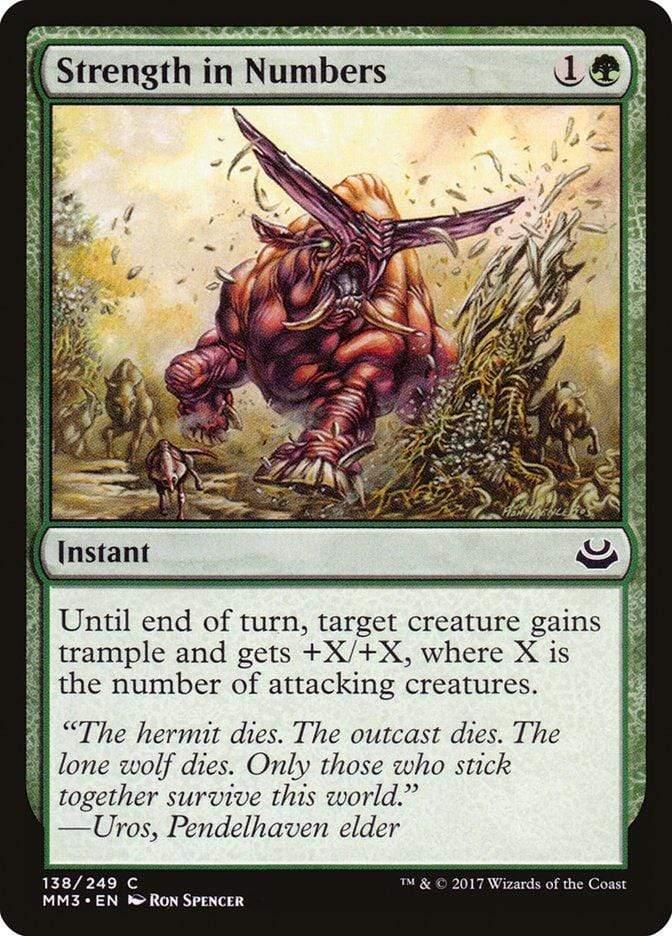 Magic: The Gathering MTG Single Strength in Numbers [Modern Masters 2017]