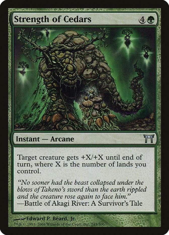 Magic: The Gathering MTG Single Strength of Cedars [Champions of Kamigawa]