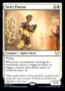 Magic: The Gathering MTG Single Strict Proctor [Strixhaven: School of Mages]