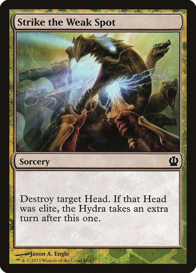 Magic: The Gathering MTG Single Strike the Weak Spot [Theros Hero's Path]