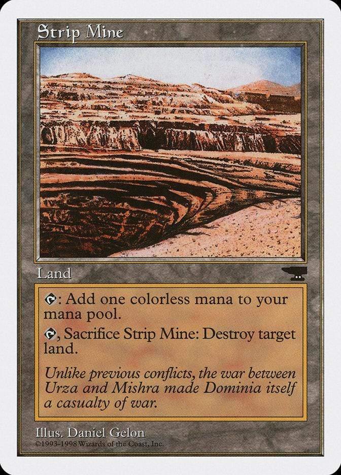 Magic: The Gathering MTG Single Strip Mine [Anthologies]