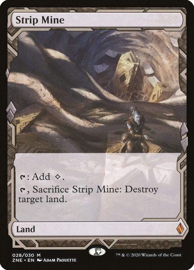 Magic: The Gathering MTG Single Strip Mine (Expeditions) [Zendikar Rising Expeditions]