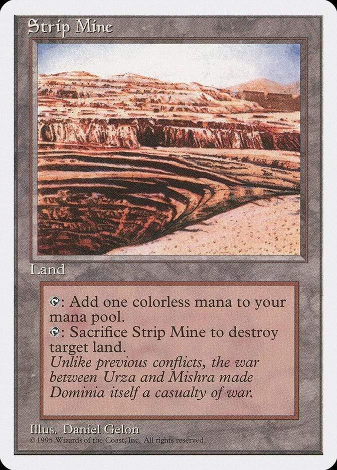 Magic: The Gathering MTG Single Strip Mine [Fourth Edition]
