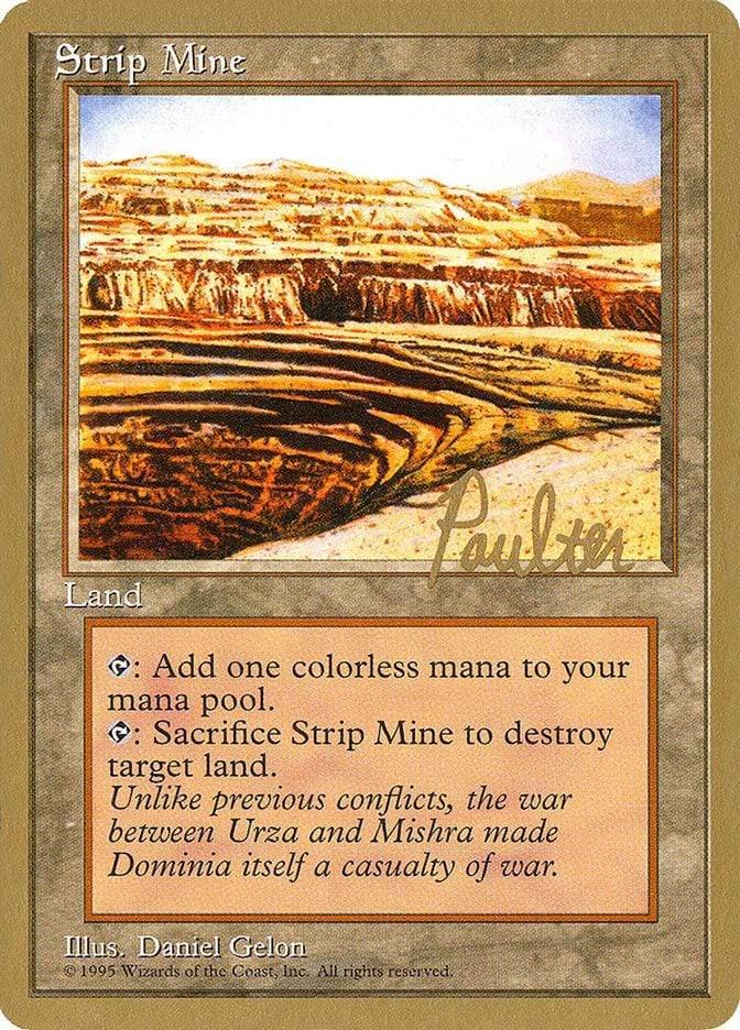 Magic: The Gathering MTG Single Strip Mine [Pro Tour Collector Set]