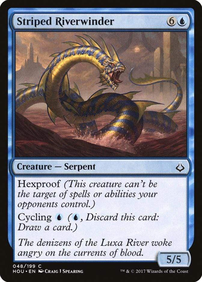 Magic: The Gathering MTG Single Striped Riverwinder [Hour of Devastation]