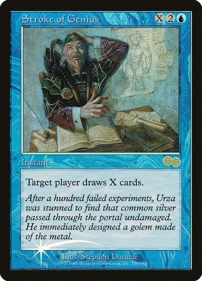 Magic: The Gathering MTG Single Stroke of Genius [Judge Gift Cards 1998]