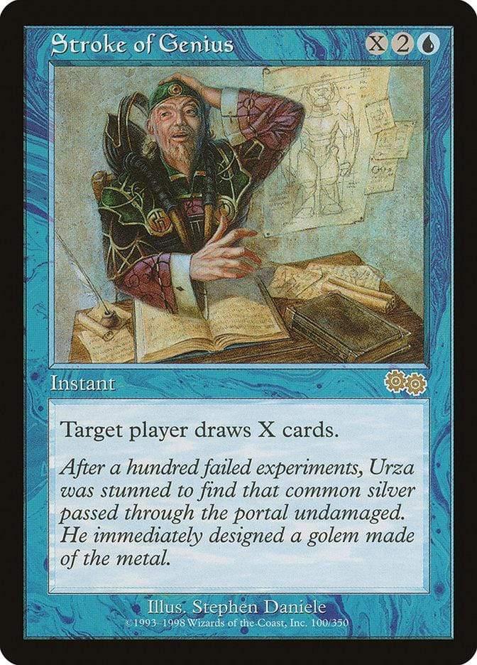 Magic: The Gathering MTG Single Stroke of Genius [Urza's Saga]