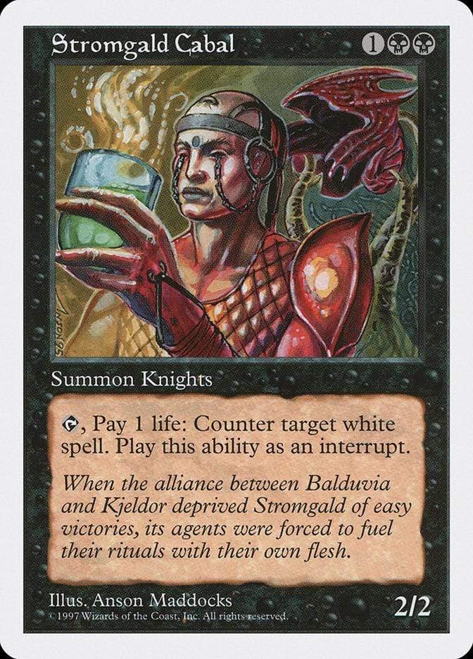 Magic: The Gathering MTG Single Stromgald Cabal [Fifth Edition]