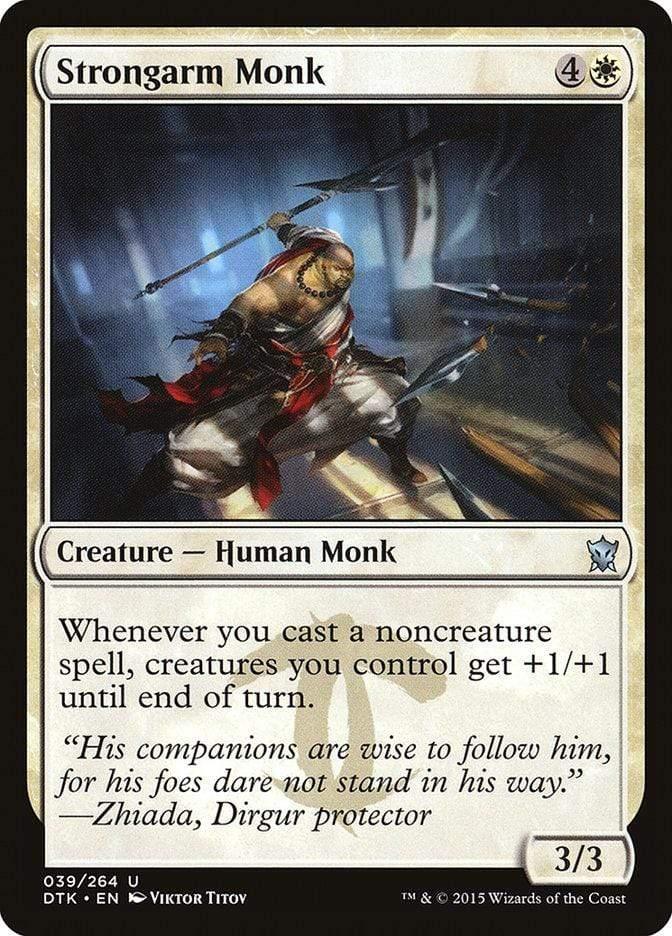 Magic: The Gathering MTG Single Strongarm Monk [Dragons of Tarkir]