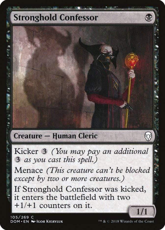 Magic: The Gathering MTG Single Stronghold Confessor [Dominaria]
