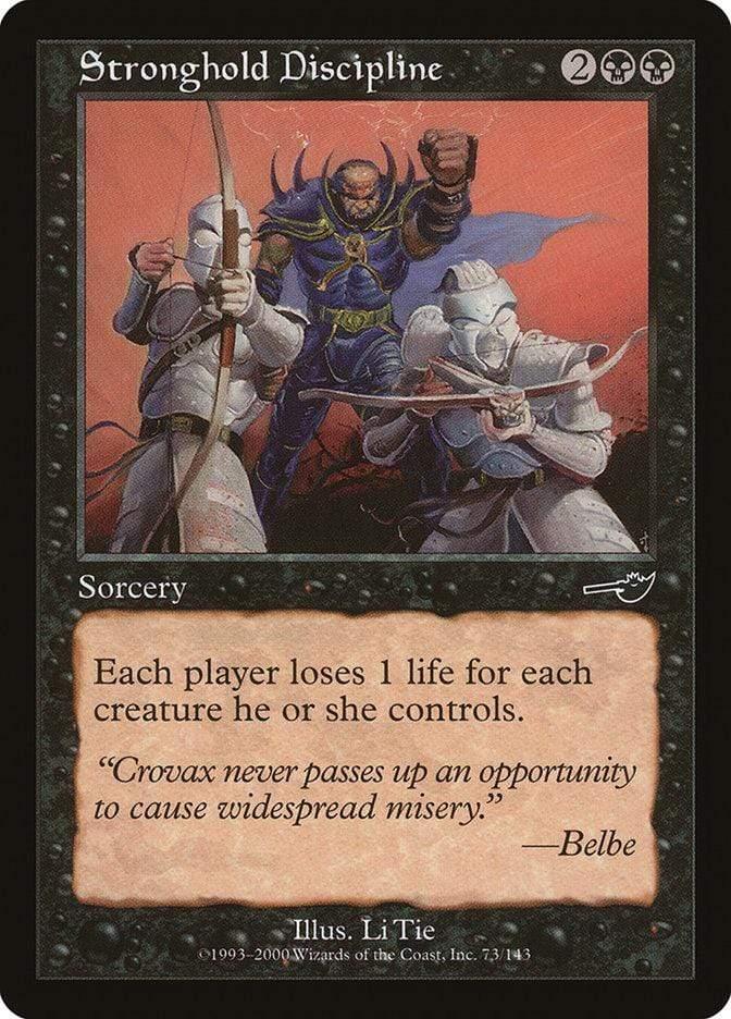Magic: The Gathering MTG Single Stronghold Discipline [Nemesis]