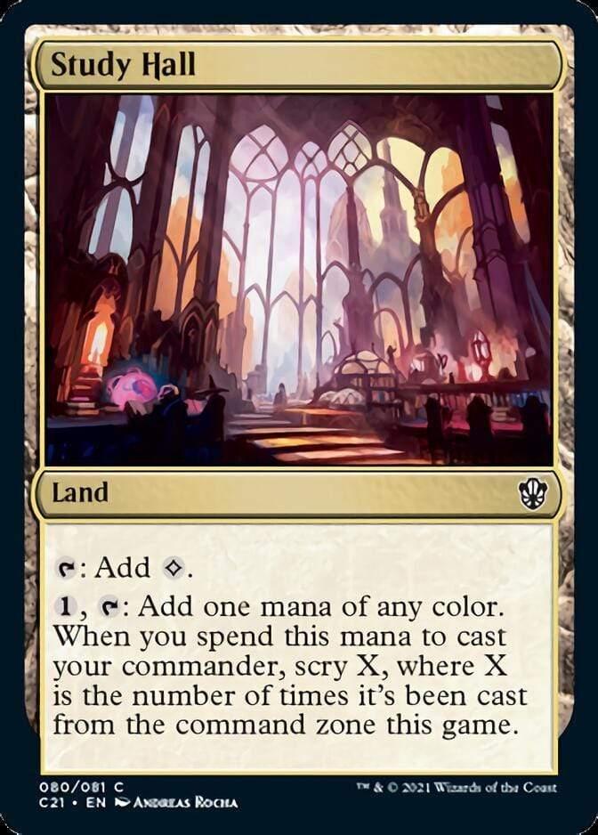 Magic: The Gathering MTG Single Study Hall [Commander 2021]