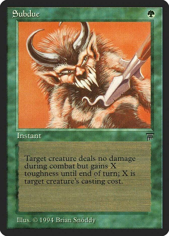 Magic: The Gathering MTG Single Subdue [Legends]
