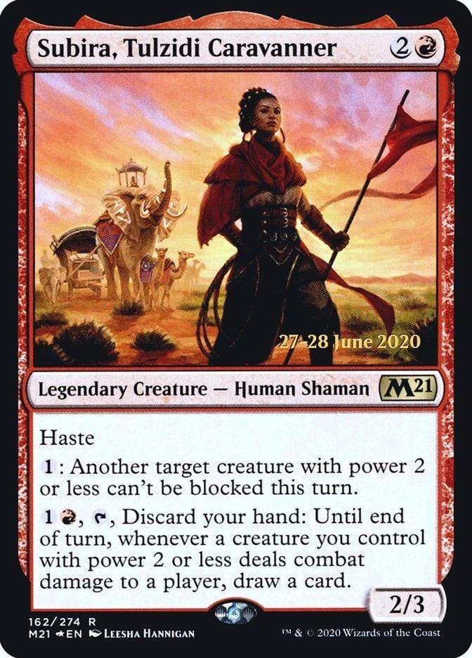 Magic: The Gathering MTG Single Subira, Tulzidi Caravanner  [Core Set 2021 Prerelease Promos]