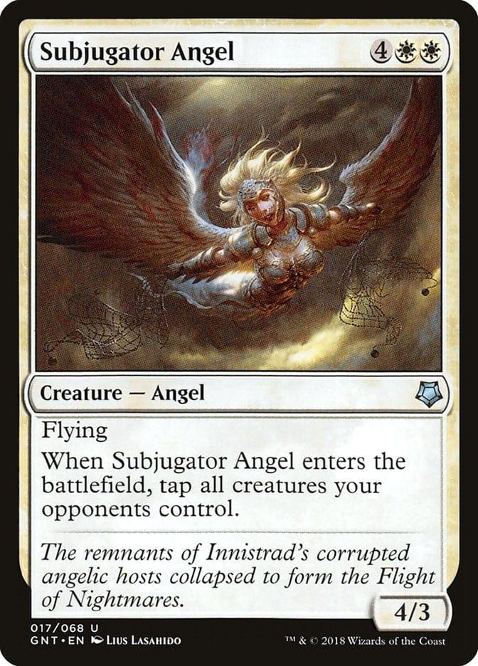 Magic: The Gathering MTG Single Subjugator Angel [Game Night]