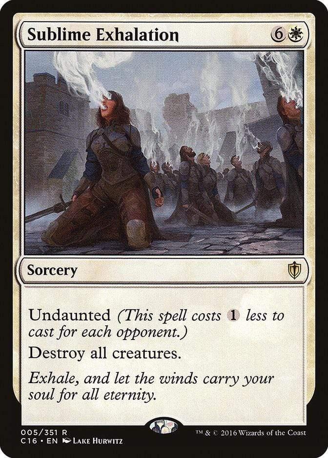 Magic: The Gathering MTG Single Sublime Exhalation [Commander 2016]