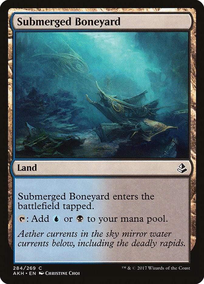 Magic: The Gathering MTG Single Submerged Boneyard [Amonkhet]