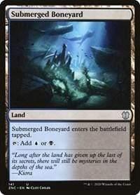 Magic: The Gathering MTG Single Submerged Boneyard [Zendikar Rising Commander]