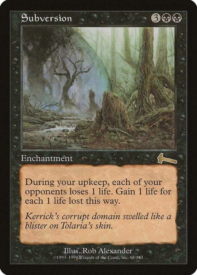 Magic: The Gathering MTG Single Subversion [Urza's Legacy]