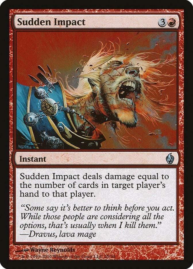 Magic: The Gathering MTG Single Sudden Impact [Premium Deck Series: Fire and Lightning]