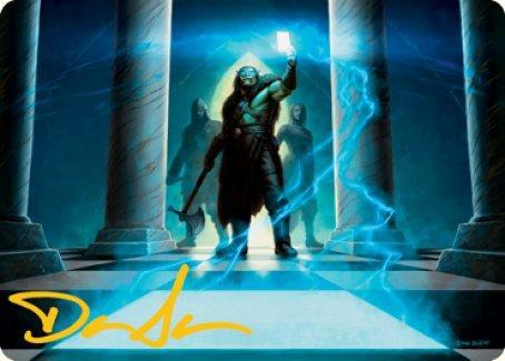 Magic: The Gathering MTG Single Sudden Insight Art Card (Gold-Stamped Signature) [Dungeons & Dragons: Adventures in the Forgotten Realms Art Series]