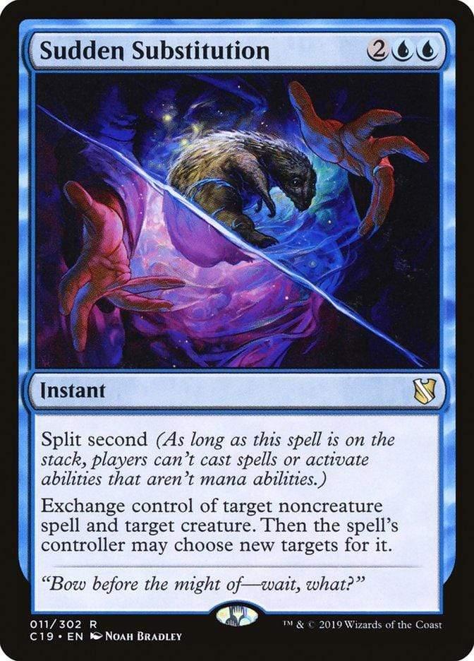 Magic: The Gathering MTG Single Sudden Substitution [Commander 2019]