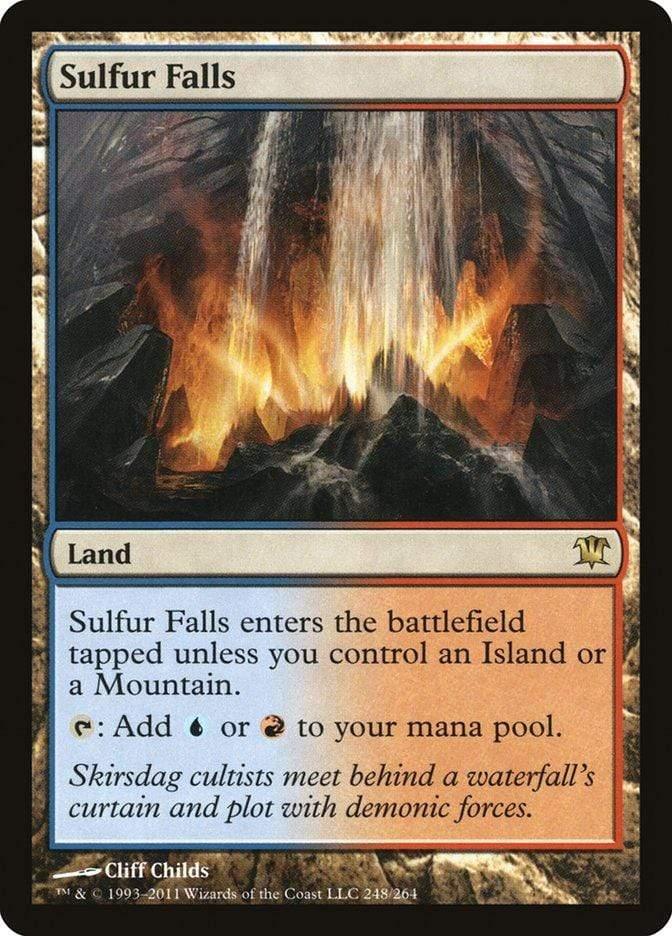 Magic: The Gathering MTG Single Sulfur Falls [Innistrad]