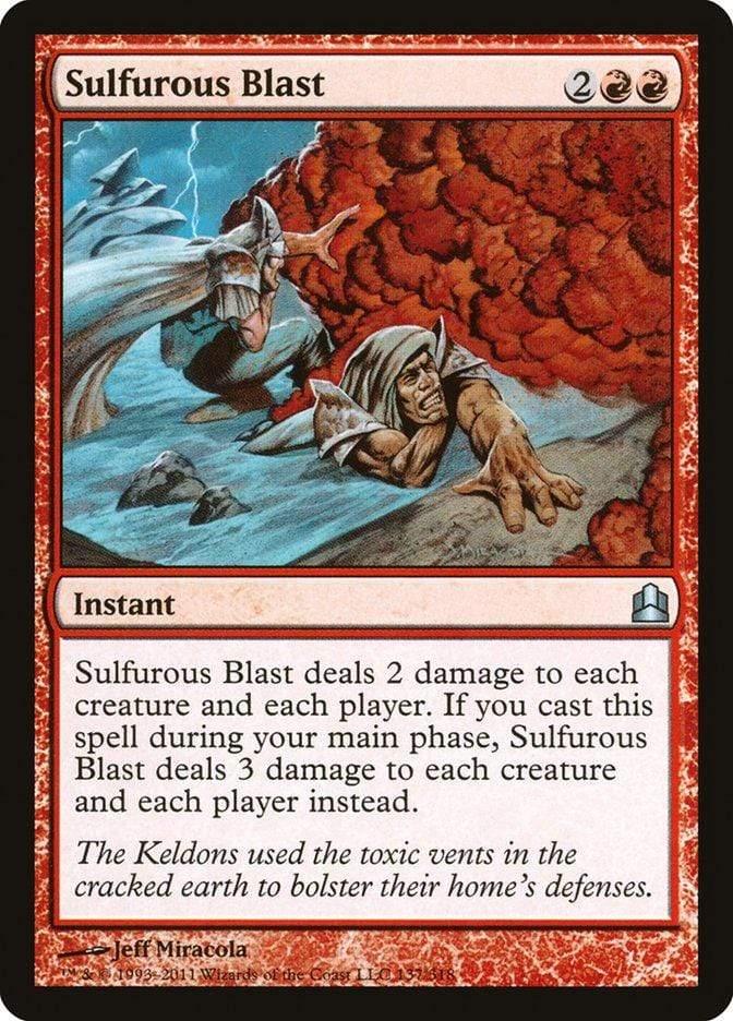 Magic: The Gathering MTG Single Sulfurous Blast [Commander 2011]