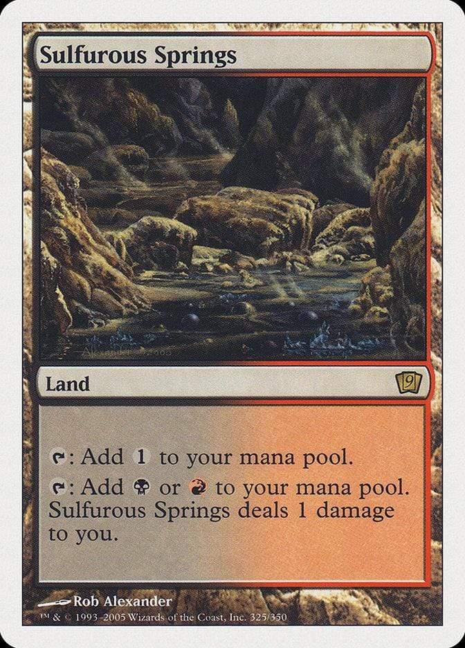 Magic: The Gathering MTG Single Sulfurous Springs [Ninth Edition]