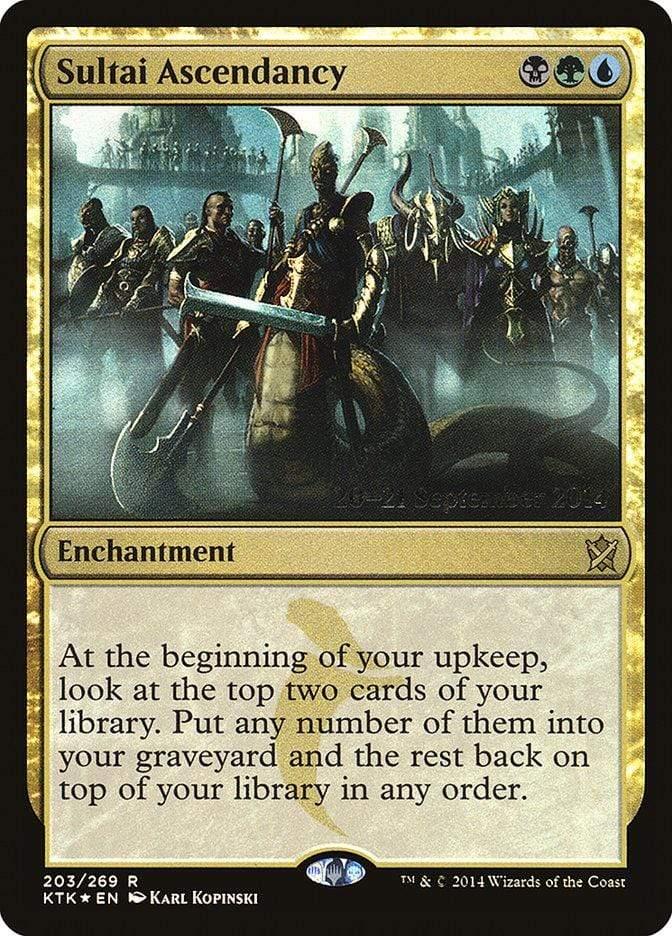 Magic: The Gathering MTG Single Sultai Ascendancy  [Khans of Tarkir Prerelease Promos]
