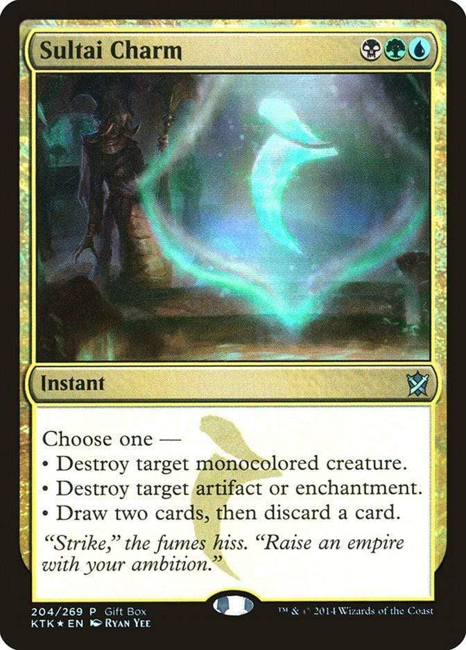 Magic: The Gathering MTG Single Sultai Charm (Gift Box) [Khans of Tarkir Promos]