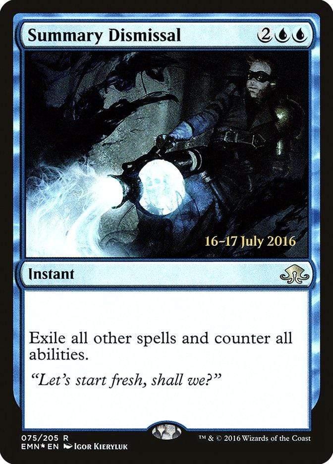 Magic: The Gathering MTG Single Summary Dismissal  [Eldritch Moon Prerelease Promos]