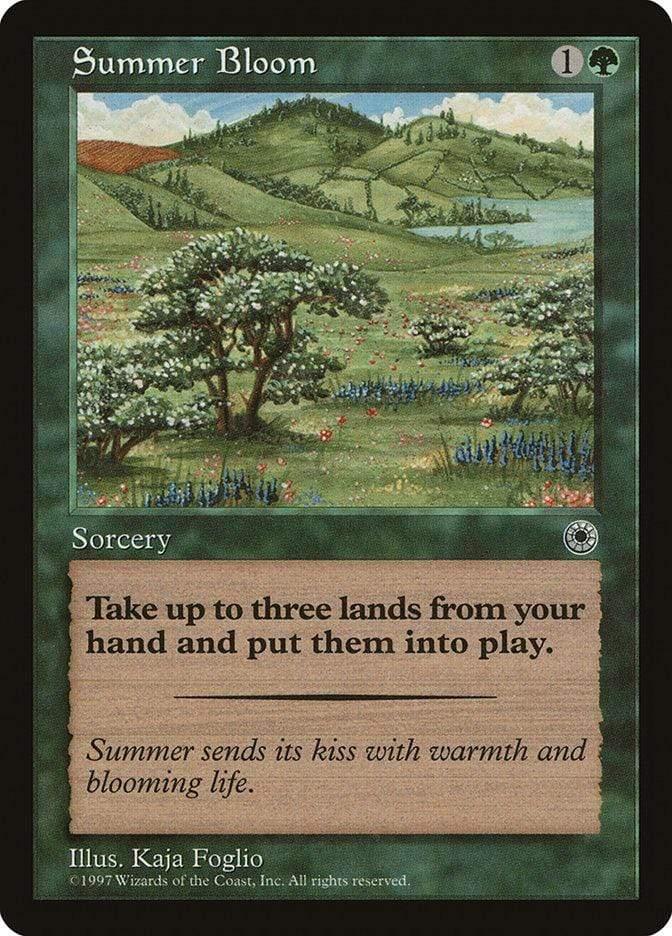 Magic: The Gathering MTG Single Summer Bloom [Portal]