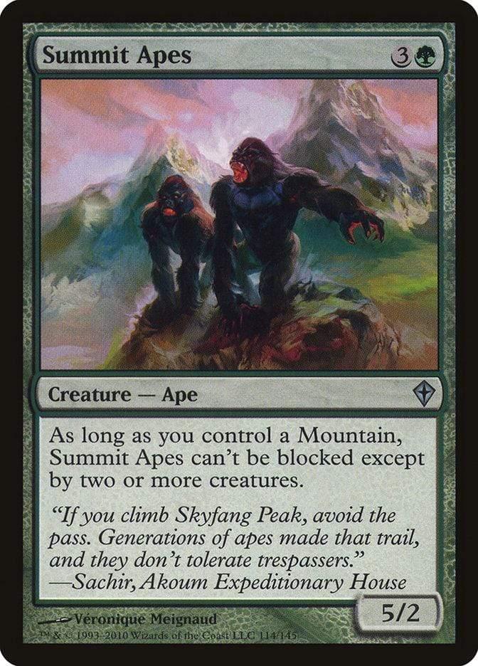 Magic: The Gathering MTG Single Summit Apes [Worldwake]