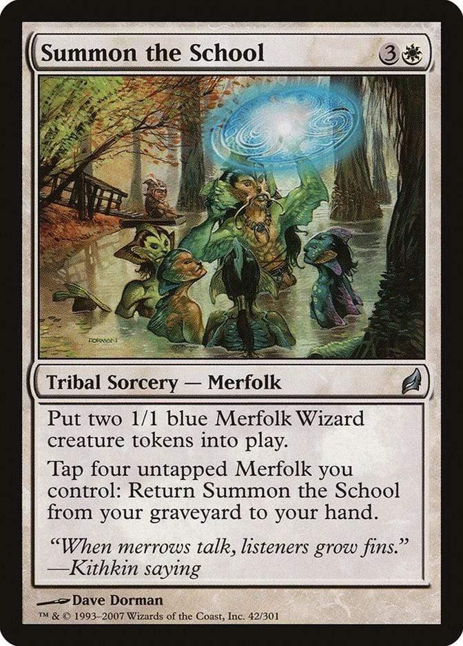 Magic: The Gathering MTG Single Summon the School [Lorwyn]