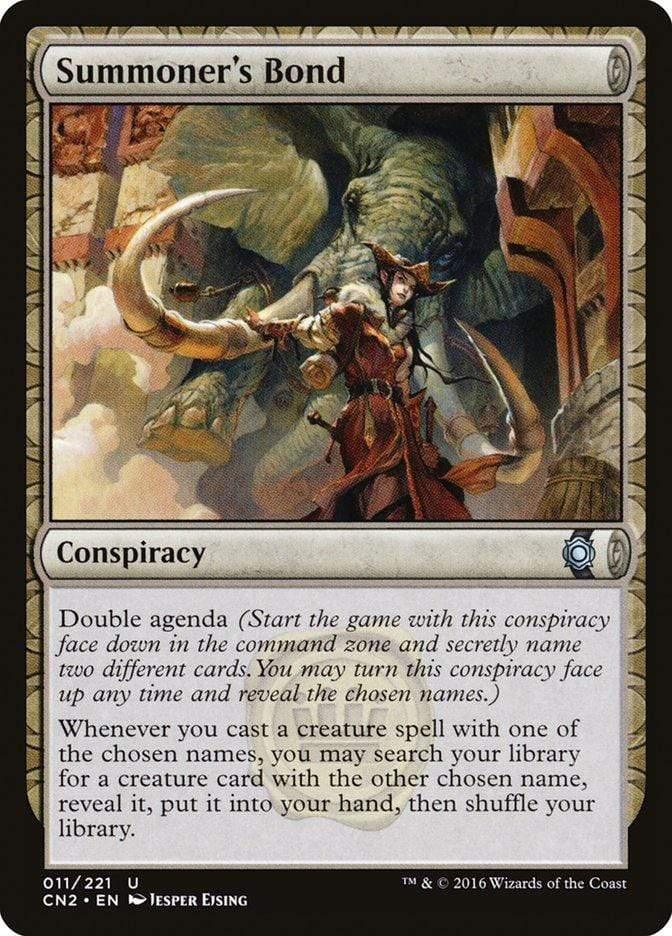 Magic: The Gathering MTG Single Summoner's Bond [Conspiracy: Take the Crown]