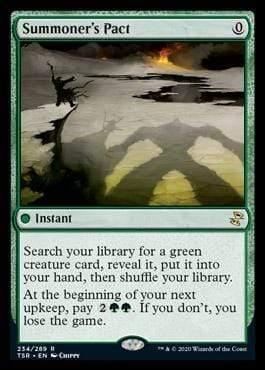 Magic: The Gathering MTG Single Summoner's Pact [Time Spiral Remastered]