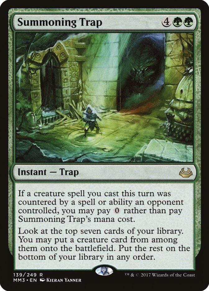 Magic: The Gathering MTG Single Summoning Trap [Modern Masters 2017]