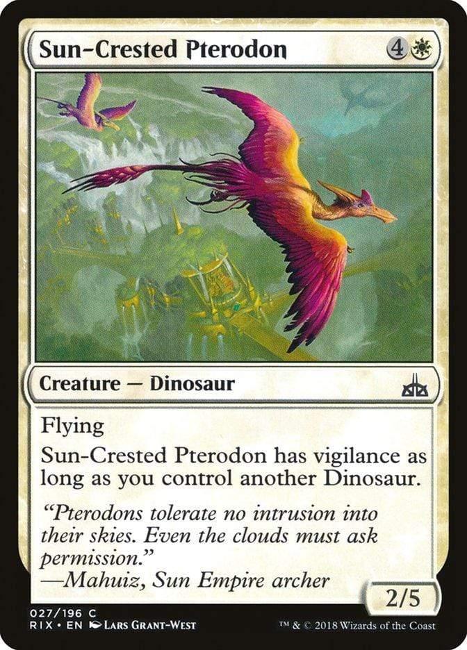 Magic: The Gathering MTG Single Sun-Crested Pterodon [Rivals of Ixalan]