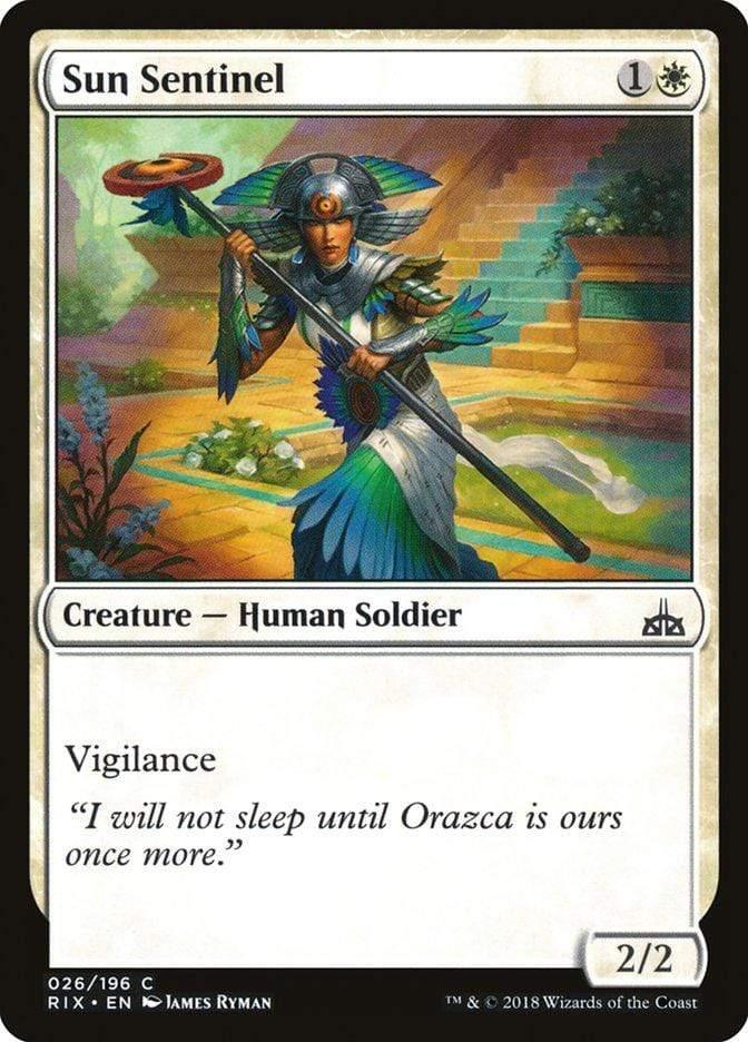 Magic: The Gathering MTG Single Sun Sentinel [Rivals of Ixalan]
